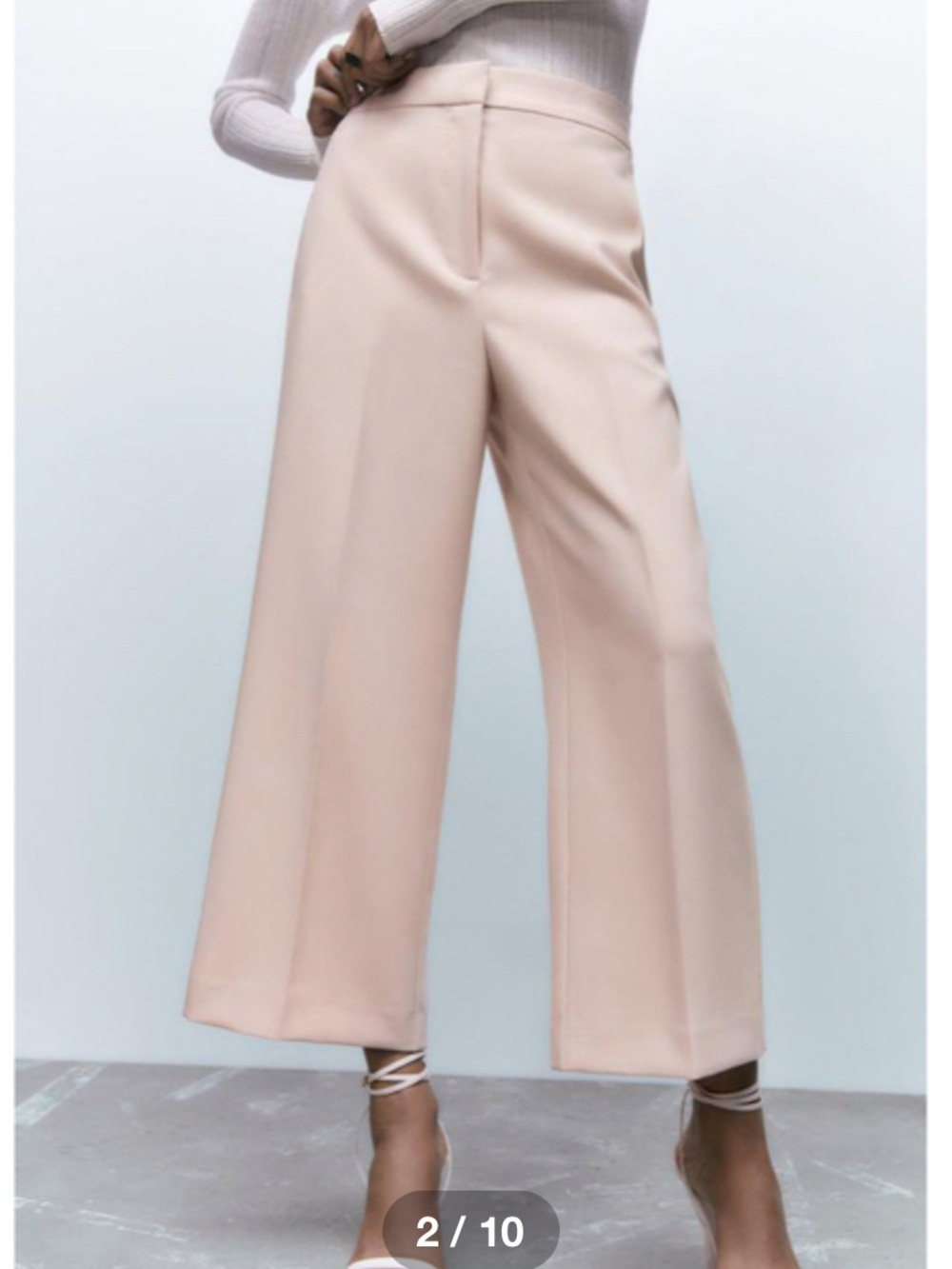 NWT Zara Cropped Culottes